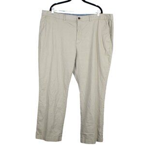 LL Bean Lakewashed Stretch Khakis Standard Fit Straight Leg Cotton 44x29